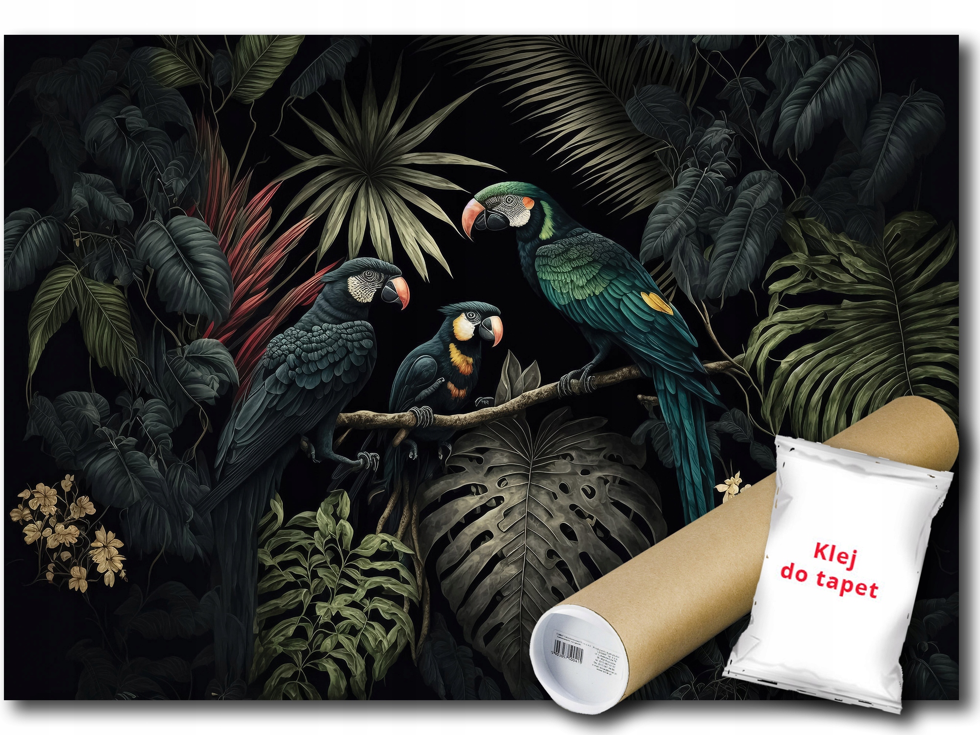 Vinylová Fototapeta Papoušci Ptáci Džungle 416x254