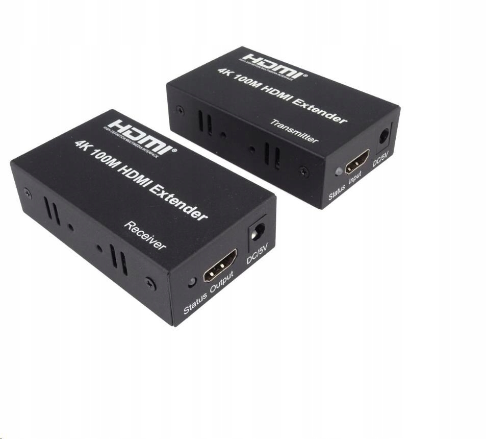 Rozširovač Hdmi PremiumCord 4K na 100 m pomocou jedného kábla Cat5e/ Cat6…