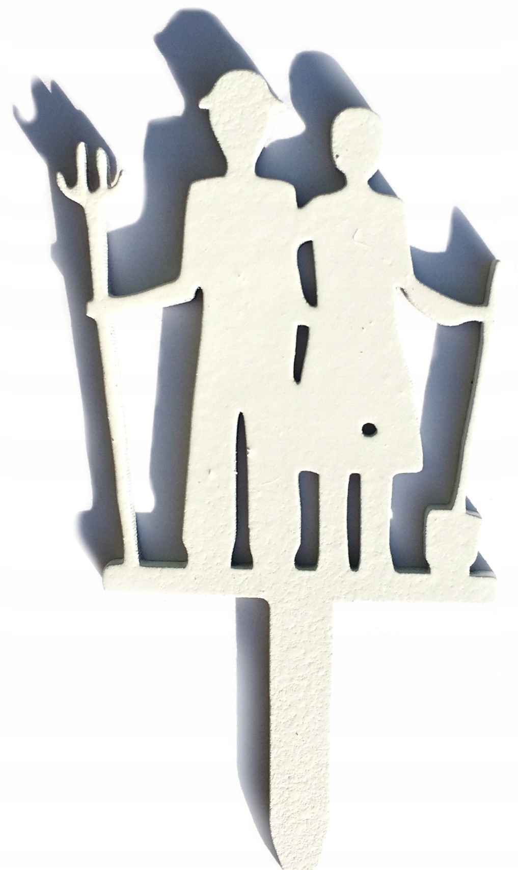 OZDOBA PIK MINI ROLNICY LAS W SZKLE TORT 8CM 10SZT