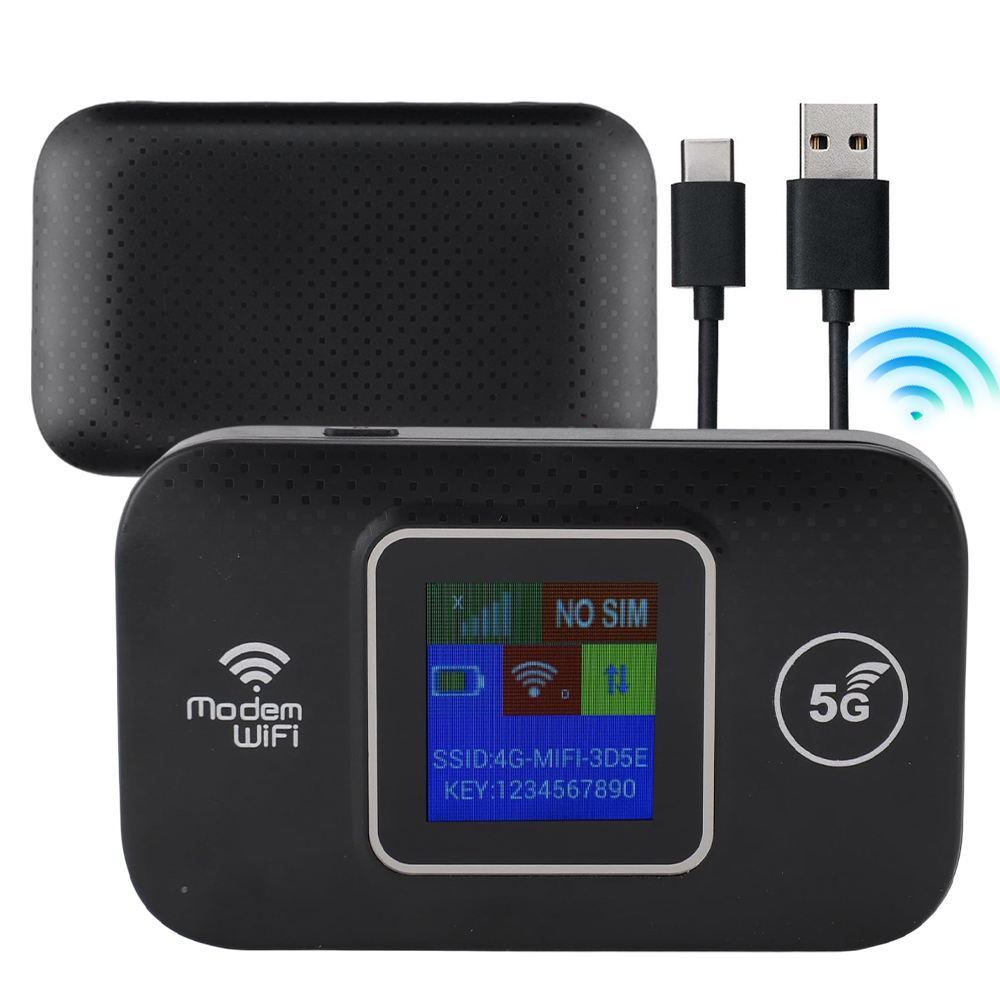 Przenośny Mobilny Modem Ruter Na Karte Sim 4G Lte Wifi 3000MAH 150MBPS