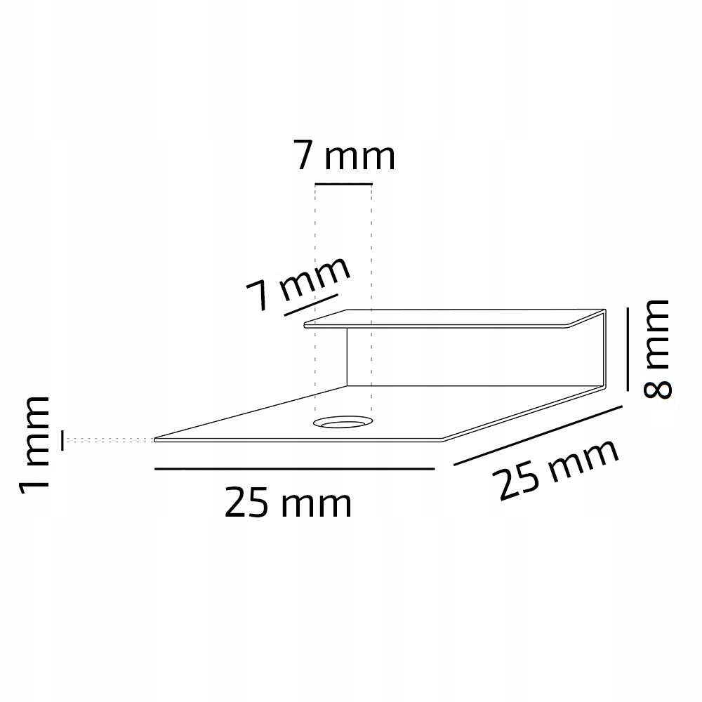 KLIPSY MONTAŻOWE startowe do desek tarasowych 10sz Kod producenta Klips 10 szt