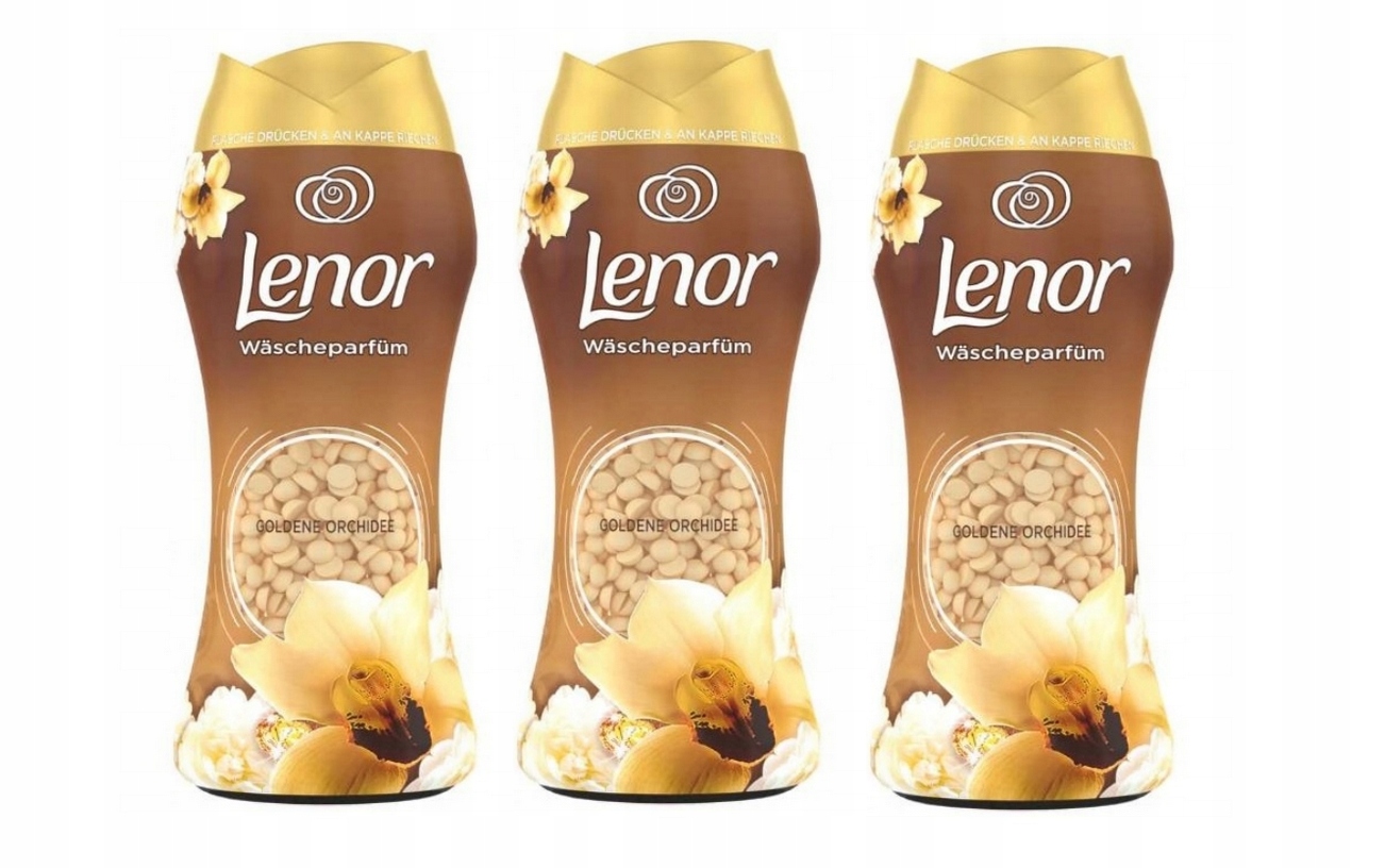 Levně Lenor Vonné perličky na praní Gold Orchid 3ks