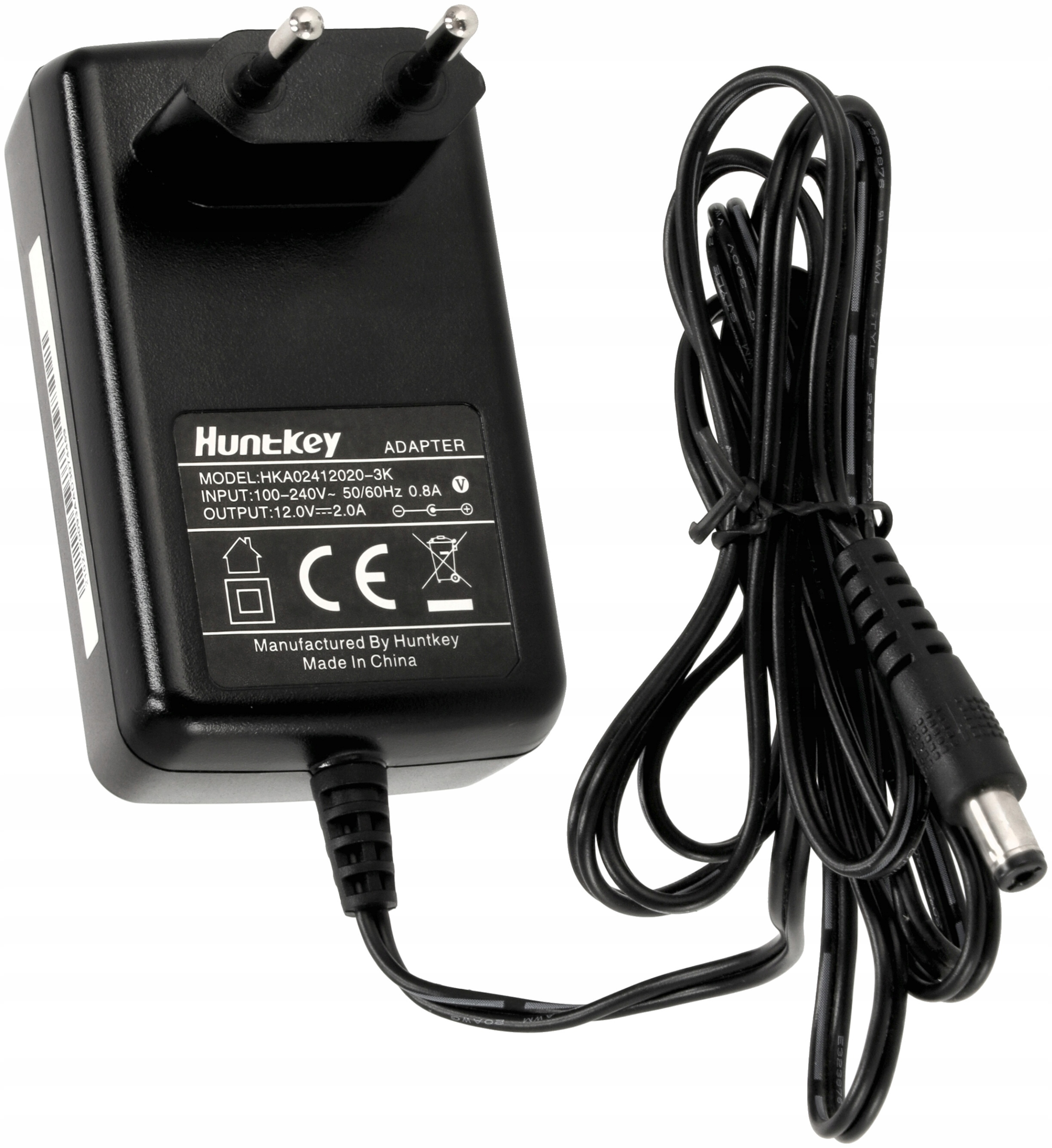 

Zasilacz do taśm Led wtyczkowy 2A 24W 12V 2,1mm Hk