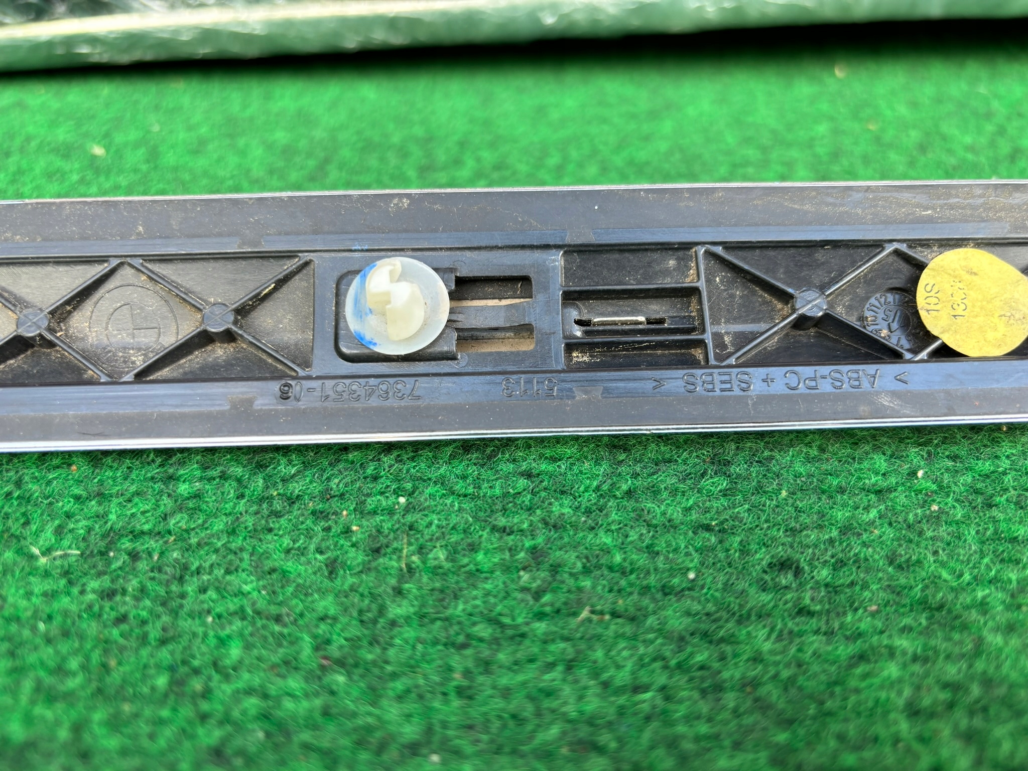 BMW 7 G11 G12 left moulding door front CHROM 7397867 MDB53