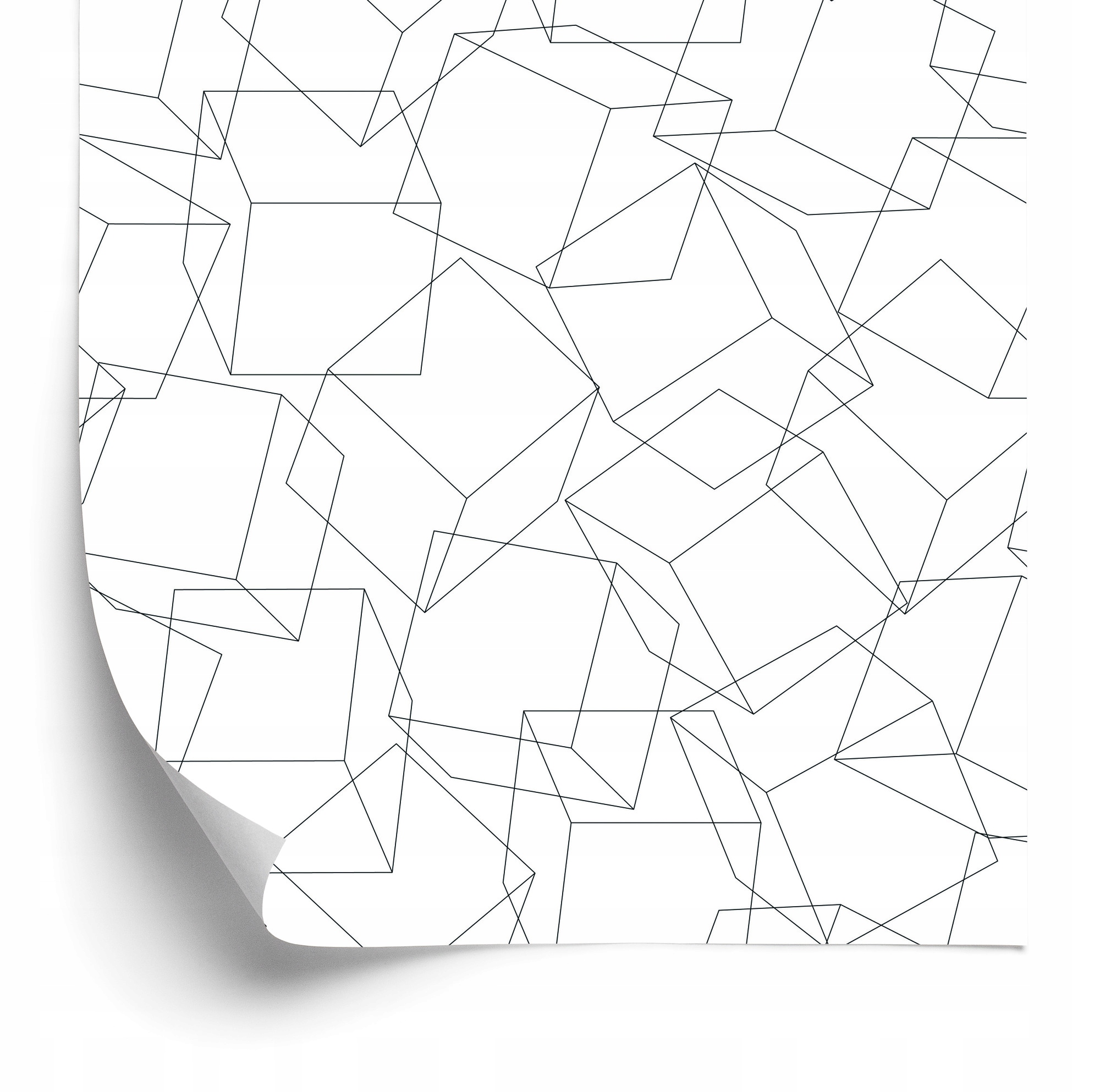 Geometrická tapeta Minimalizmus 3D efekt 50 x 1000 cm