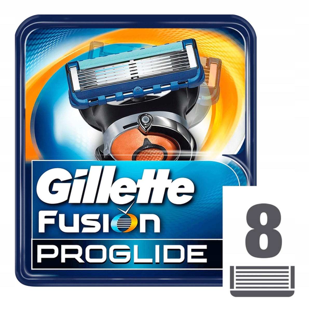 Gillette Fusion Proglide Náhradní holicí hlavice 8 ks