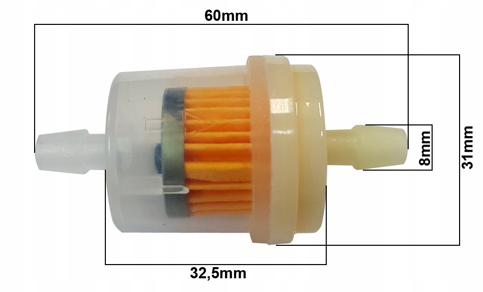 FILTR PALIWA DO KOSIARKI TRAKTORKA BRIGGS 691035 Marka Konar