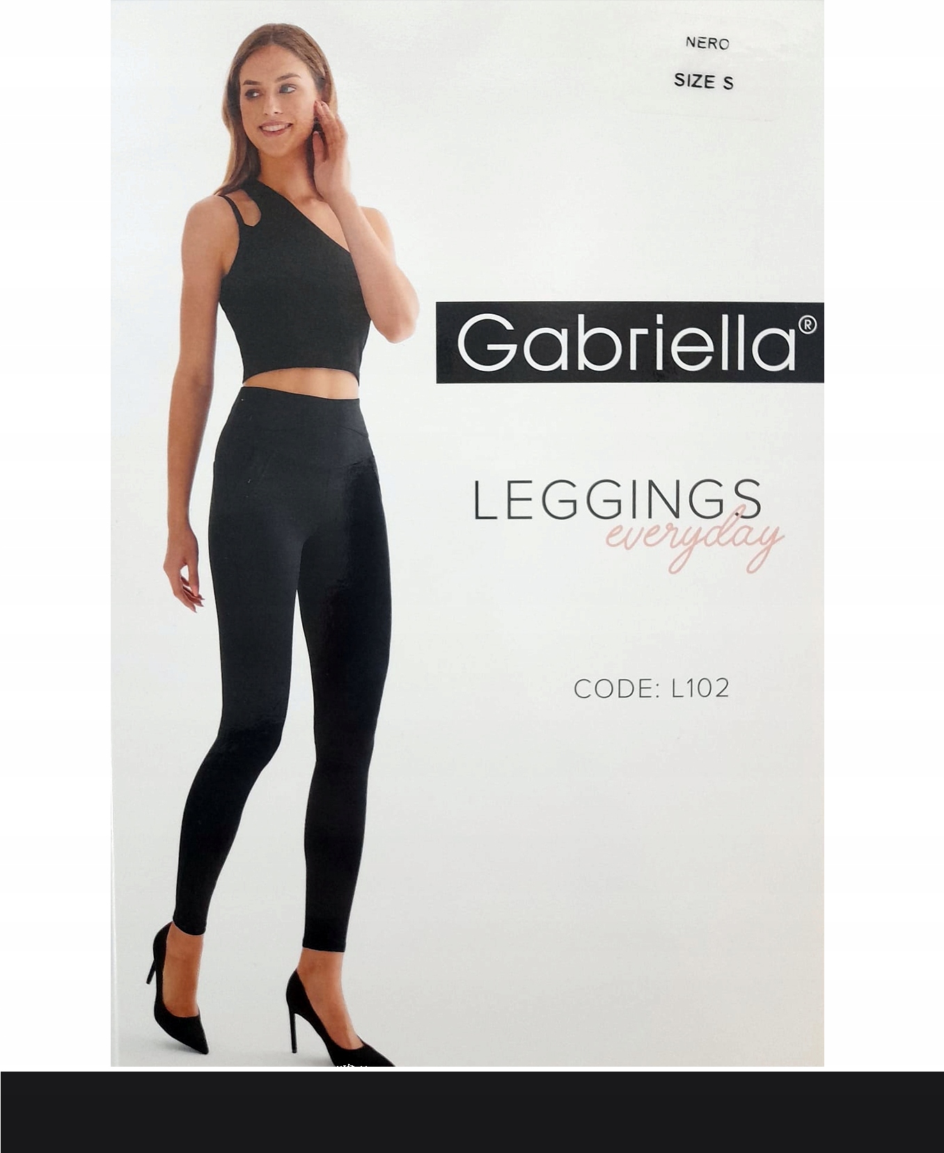 Legíny Gabriella Everyday L102 Černé 3-M