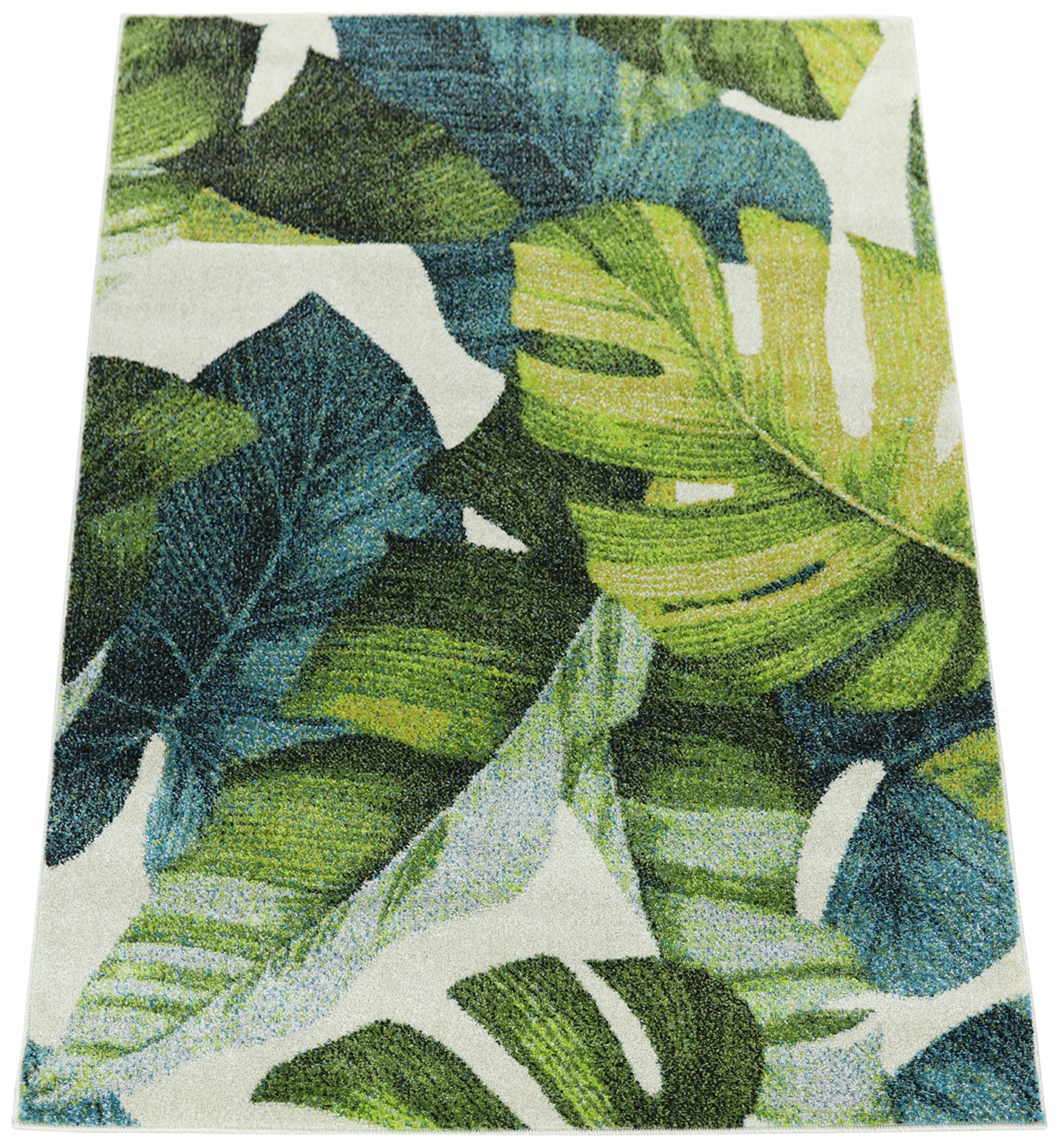 КОВЕР ЛИСТЬЯ МОНСТЕРА 160x220 ПАЛЬМЫ, МЯГКОЕ