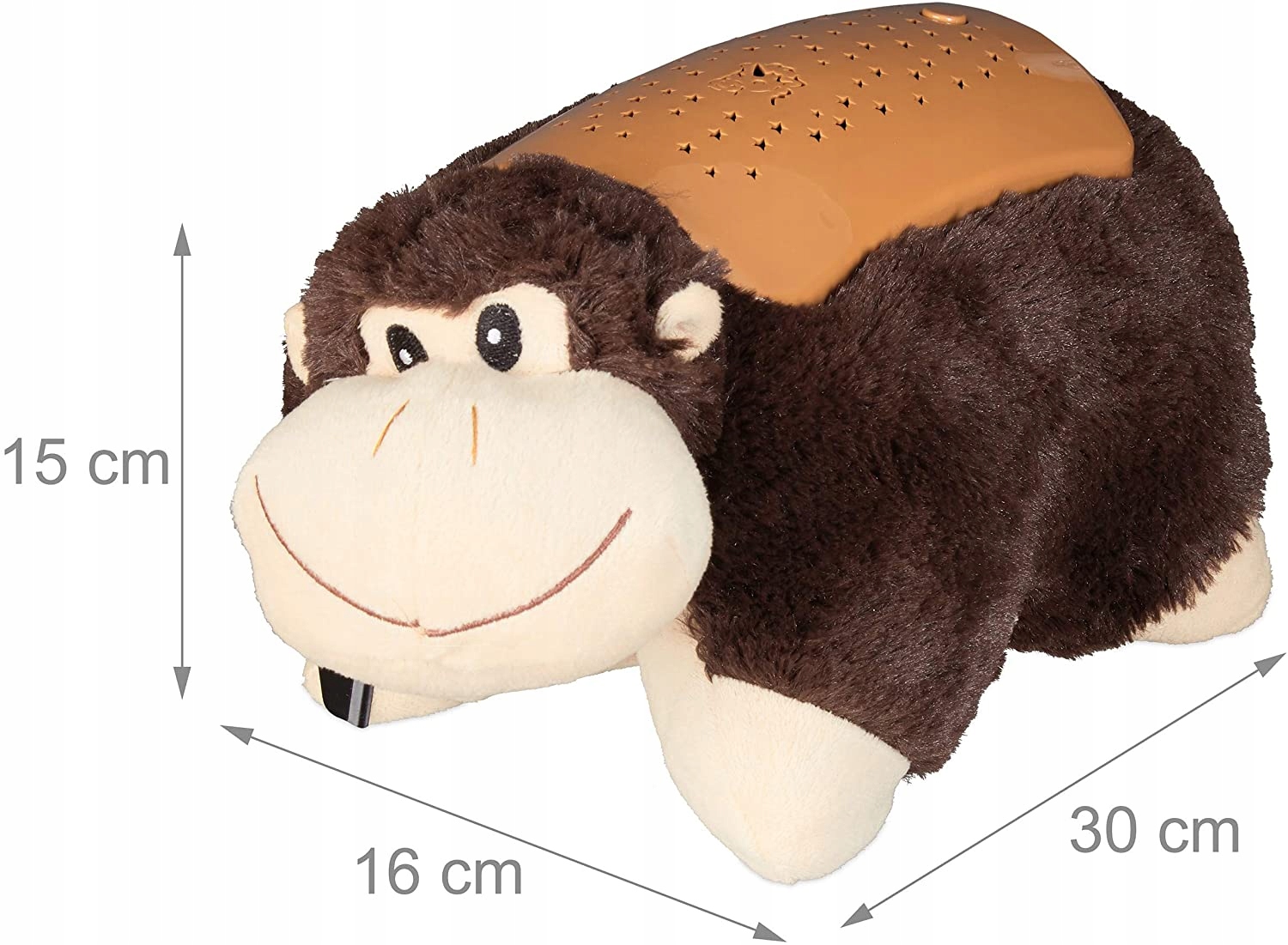 MAŁPKA LAMPKA NOCNA DUŻA MASKOTKA PROJEKTOR Bohater Inny