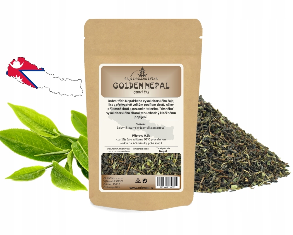 Černý čaj Golden Nepal 1000 g