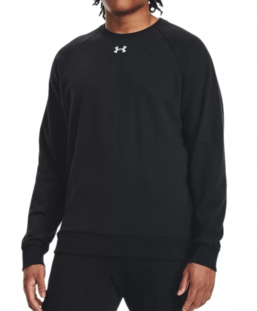 Mikina Ua Rival Fleece Crew-BLK