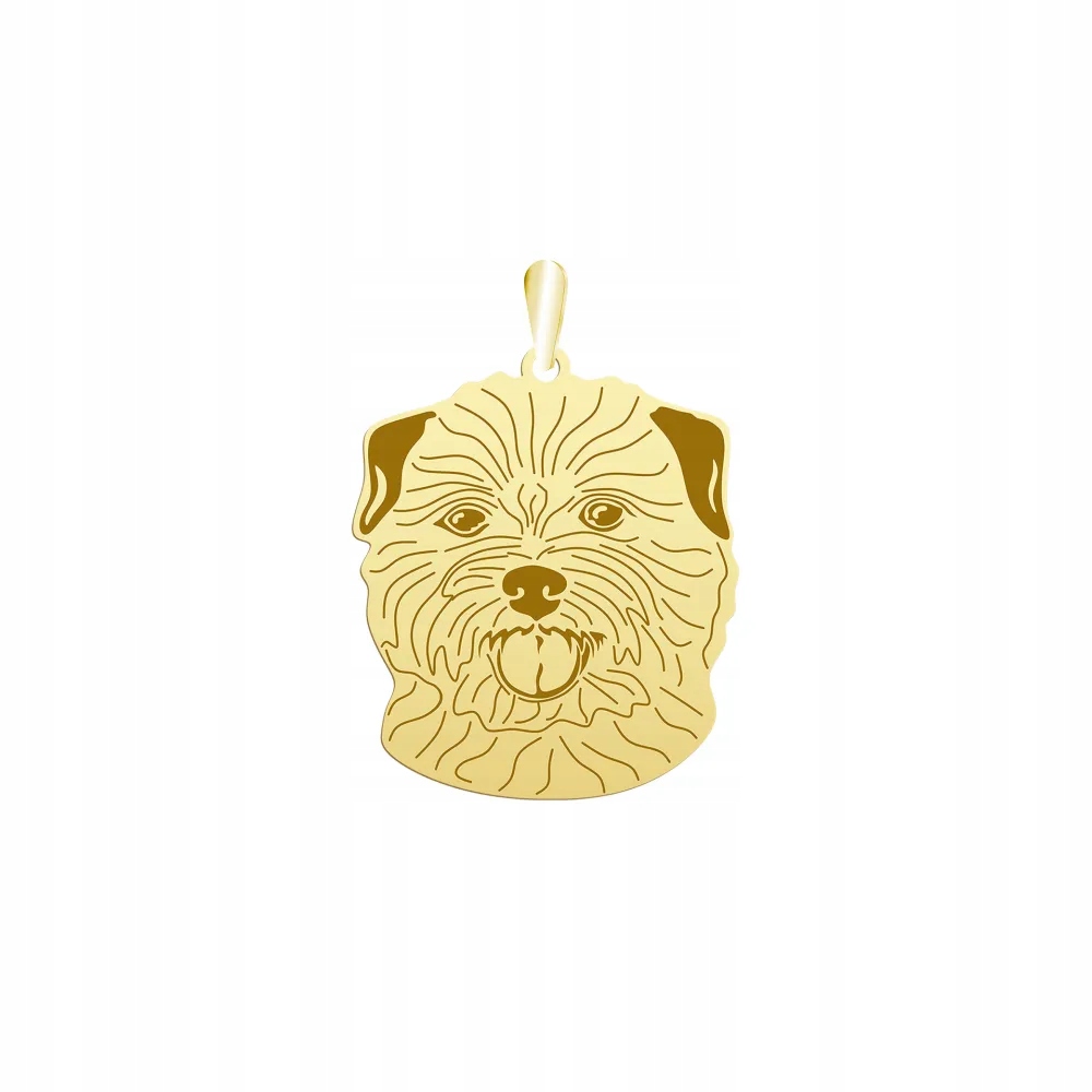 Zlatý přívěsek s psem Norfolk Terrier 925 Šperky pro ženy Gravírování
