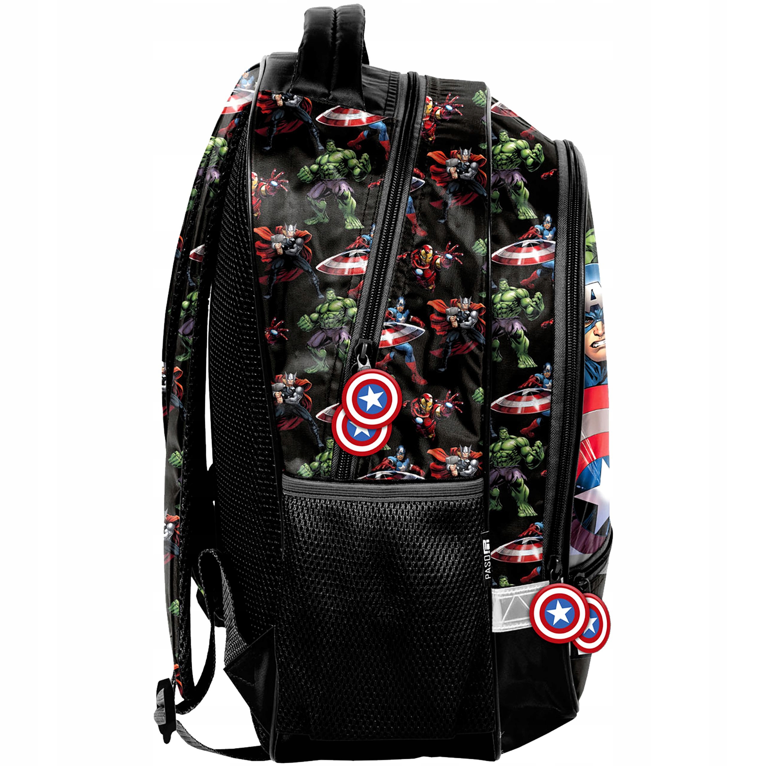 PLECAK SZKOLNY AVENGERS ZESTAW 11el PLECAK AVENGERS ZESTAW PASO Kod producenta zestaw 11 elementów