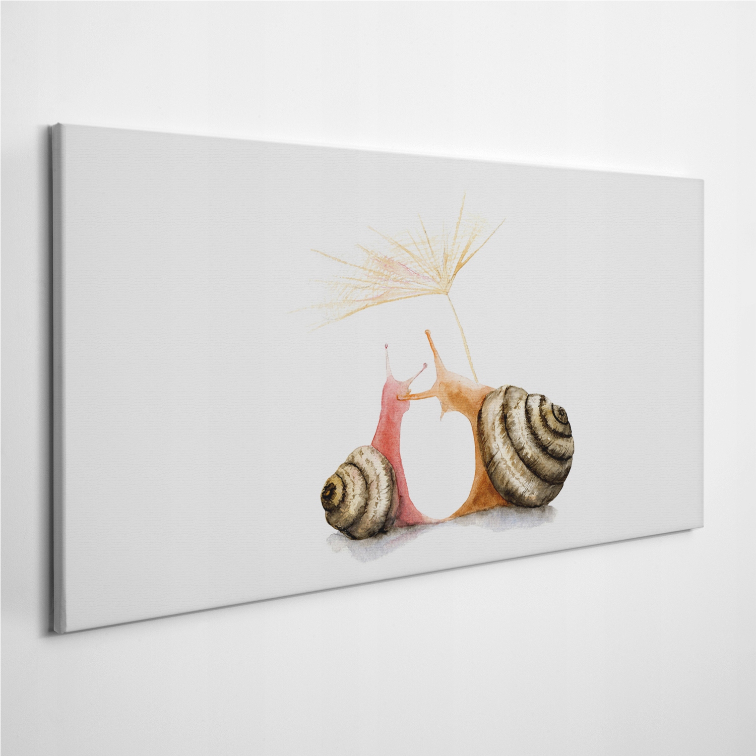 

Obraz na płótnie na ścianę Akwarele Ślimaki 120x60