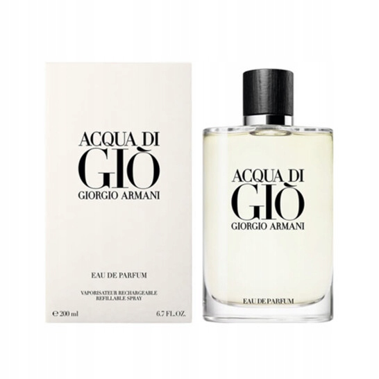 Giorgio Armani Acqua di Gio 200ml Edp Woda Perufmowana Perfumy Dla Mężczyzn