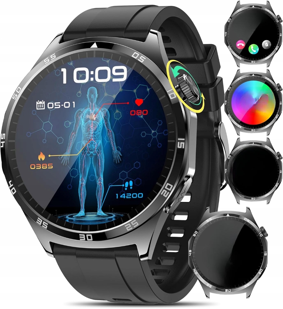 Chytré Hodinky Sportovní Hodinky Monitor Spánku Marsyu MT300 Bluetooth Amoled 1,43“