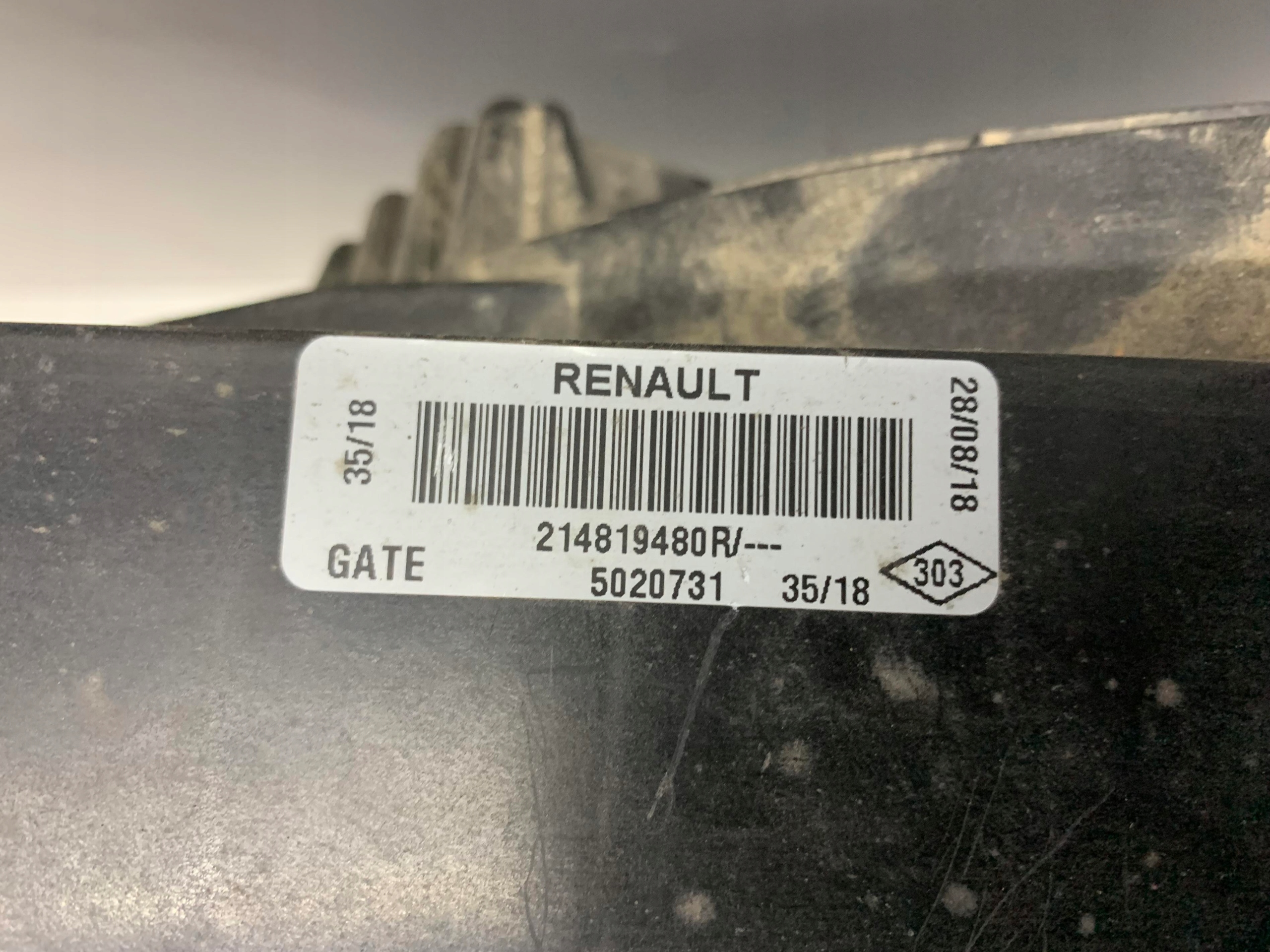 support panel for radiators radiator KOMPLET 214819480R RENAULT ZOE 12-18
