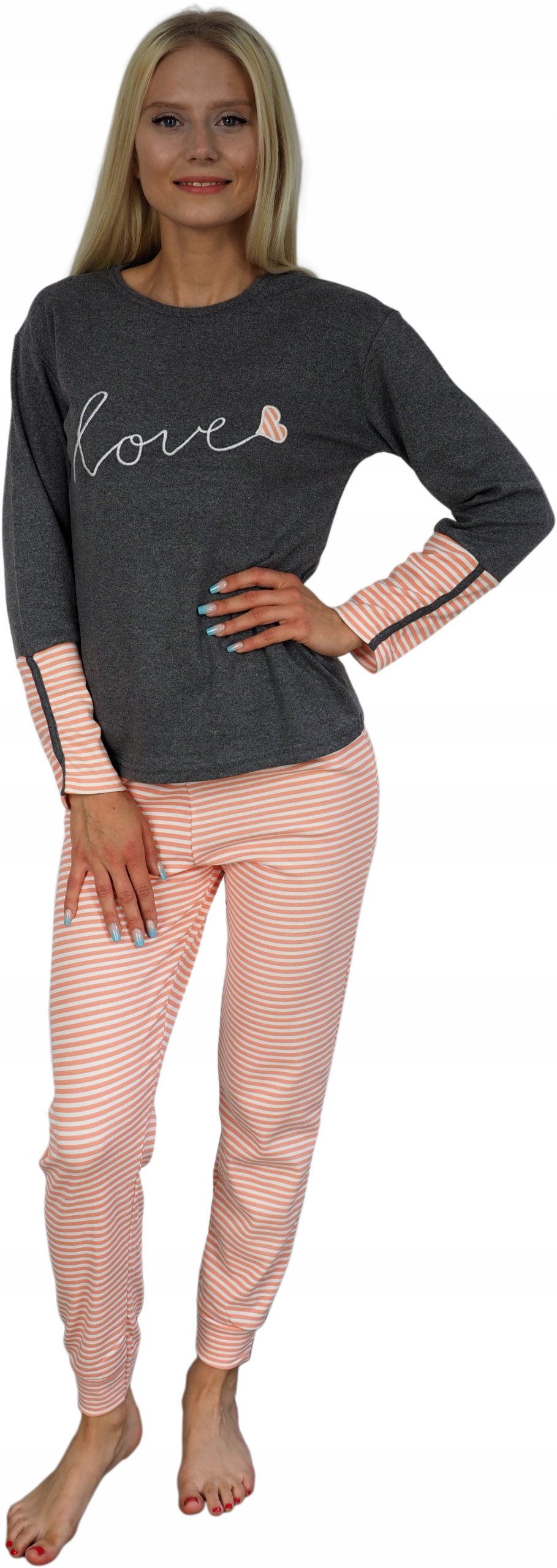 Piżama damska XL (42) BAWEŁNA nowy wzór WYGODNA XL Rozmiar XL