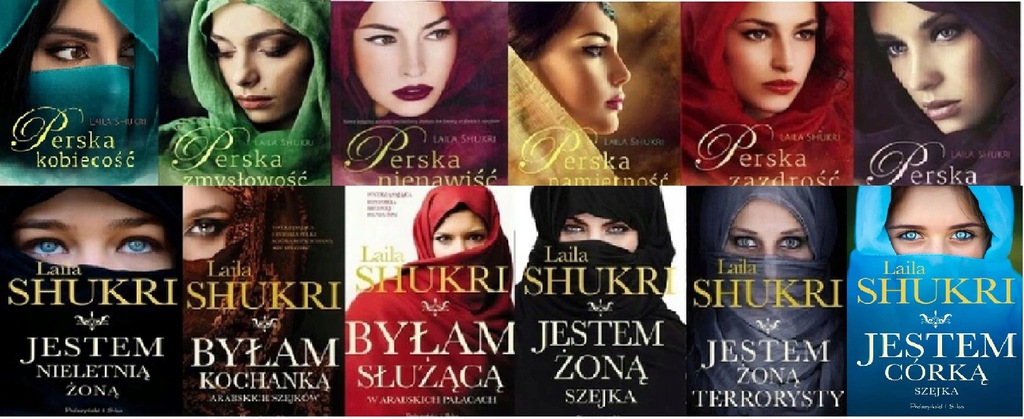 Jestem córką szejka Laila Shukri pakiet 12 książek