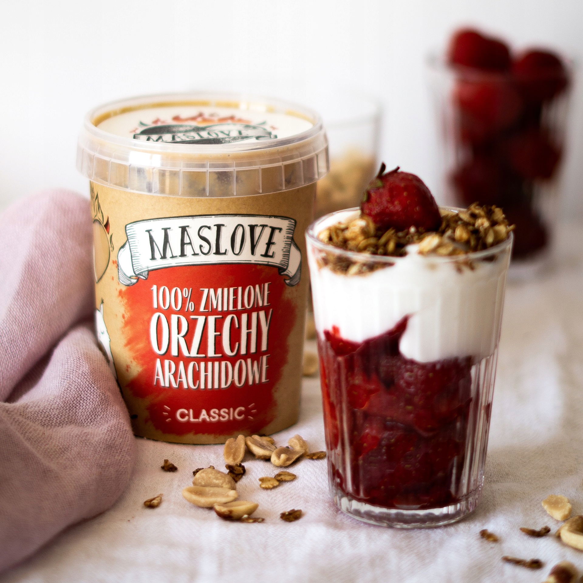 Levně Maslove Arašídový krém mleté classic 10 kg