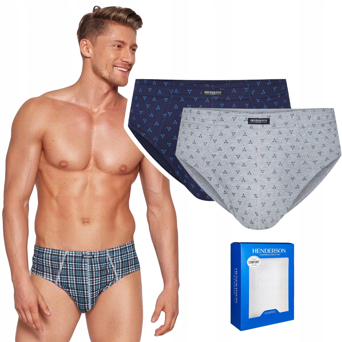 

Męskie slipy Henderson 2 sztuki 4XL XXXXL