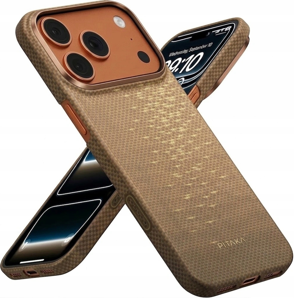 Puzdro na iPhone 17 Pro Max Pitaka Aramid Ultra Slim Case pre MagSafe, Kryt