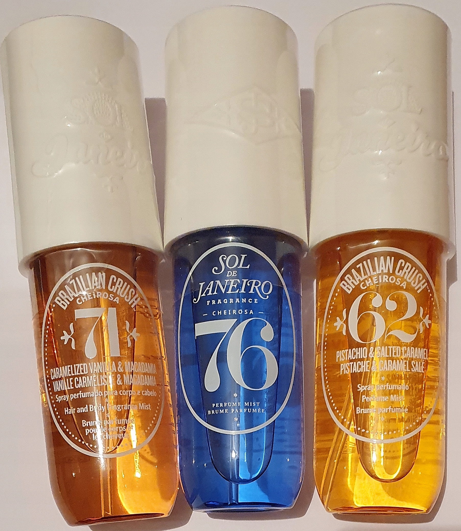 Zestaw mgiełek 3 x 90 ml Sol de Janeiro Brazilian 62 76 71 kosmetyczka