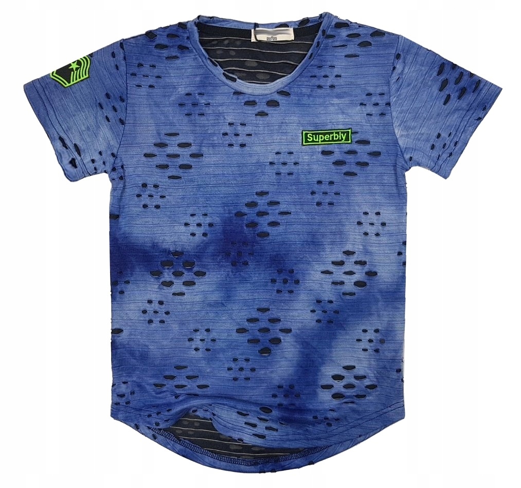 

Bluzka t-shirt Royal Junior r 8 - 122/128 Blue