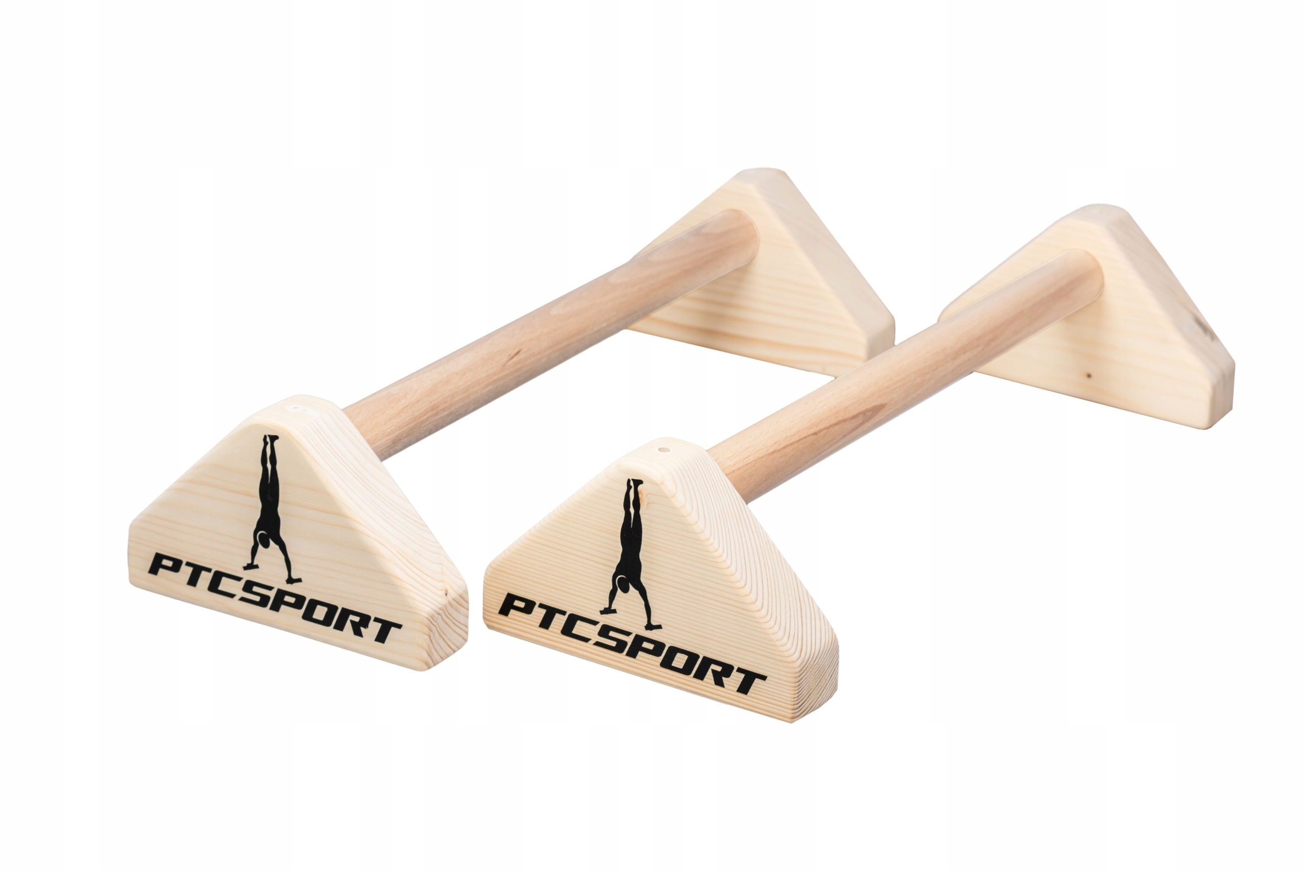 Ptcsport Paraletki drewniane uchwyty do pompek 53CM Polski Producent