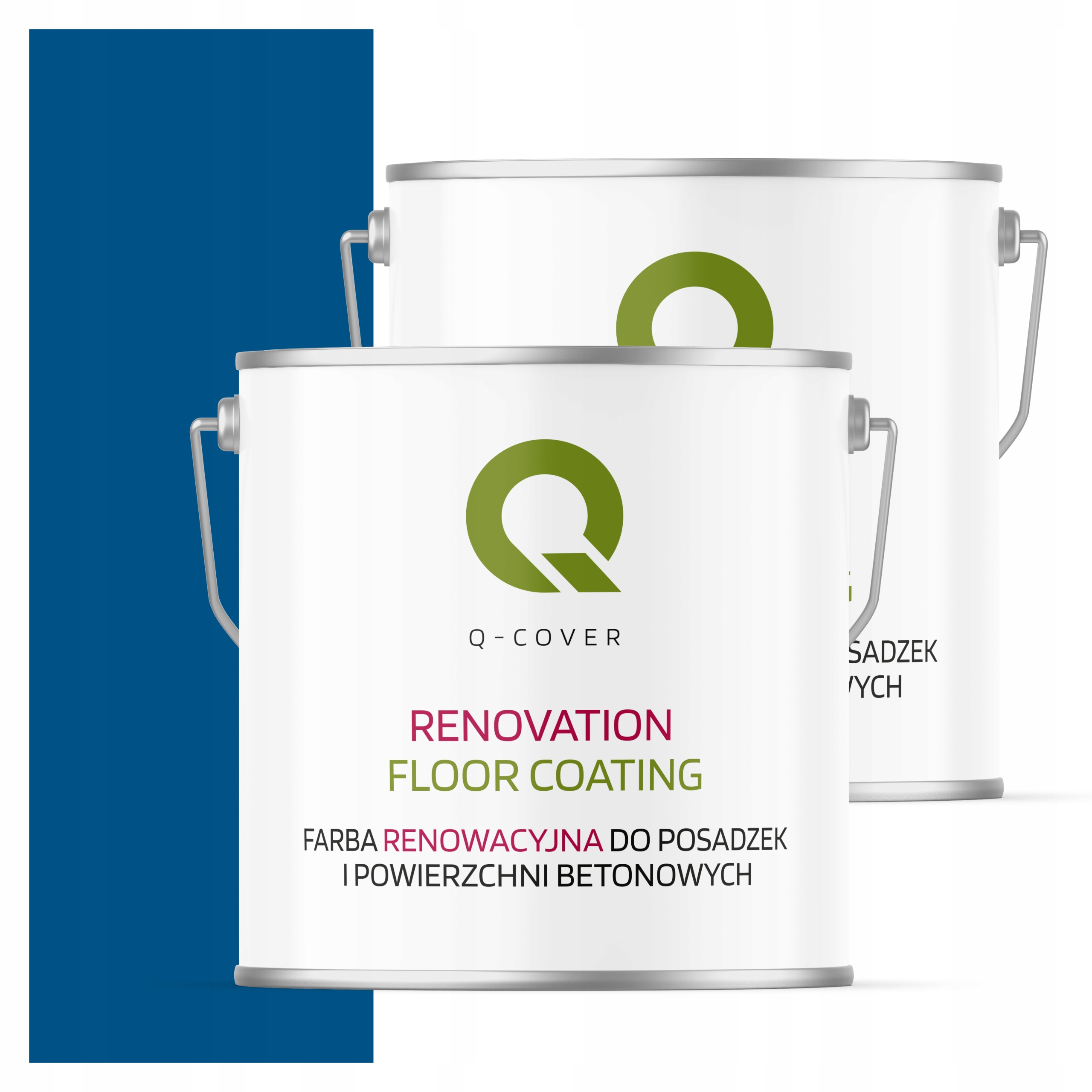 Ochranná farba na podlahy Renovačná betónová modrá 5005 Lesk 5L