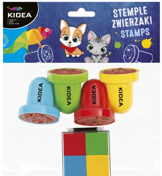 

Stempelki Zwierzaki Duże Poduszka Z Tuszem Kidea