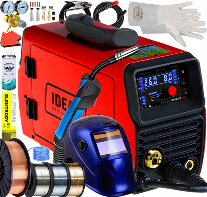 Invertorová Svářečka Ideal Mig 200A Euro 230V 3V1