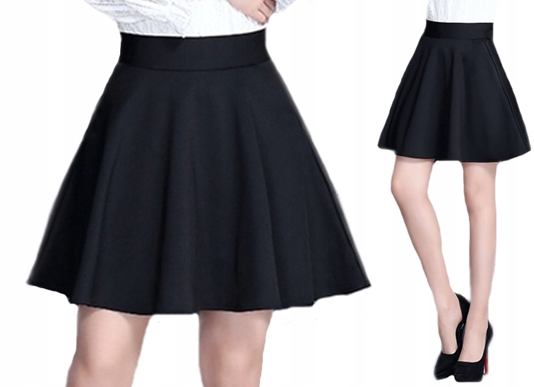 

MIDI Spódnica Rozkloszowana 21 Kolorów Hit! S