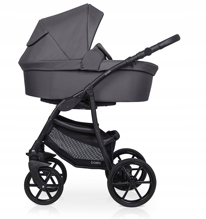 POLSKI WÓZEK + FOTELIK ZEST. 3w1 Basic Carbon Riko Marka RIKO