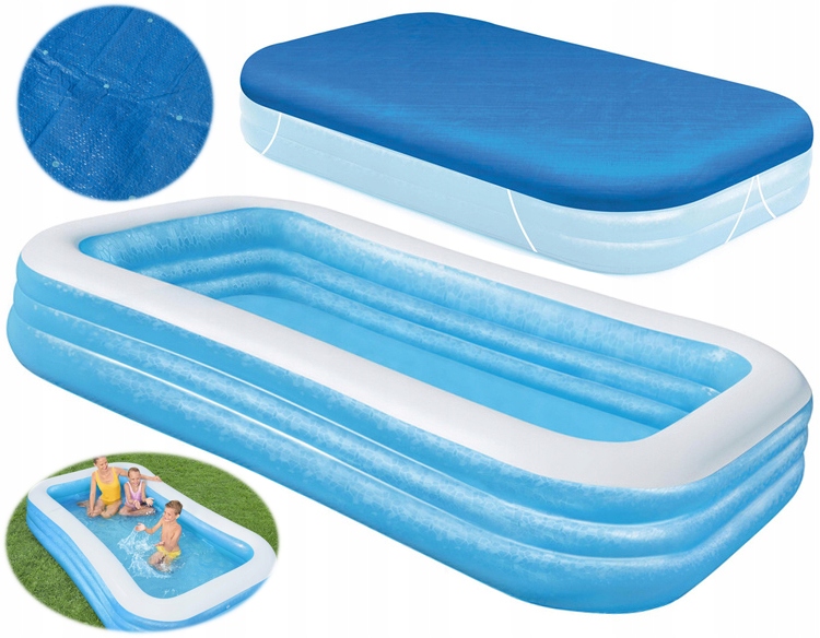 2v1 Záhradný Bazén Bestway Veľký 305x183x56 Kryt