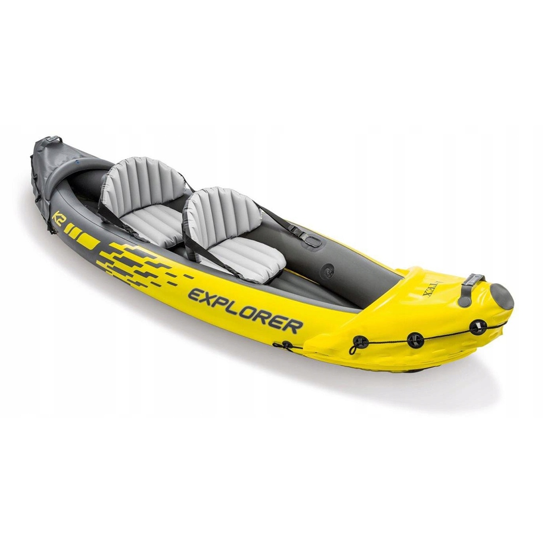 Uszkodzony kajak ponton dmuchany pompowany z wiosłami Intex Explorer K2 Model Explorer K2