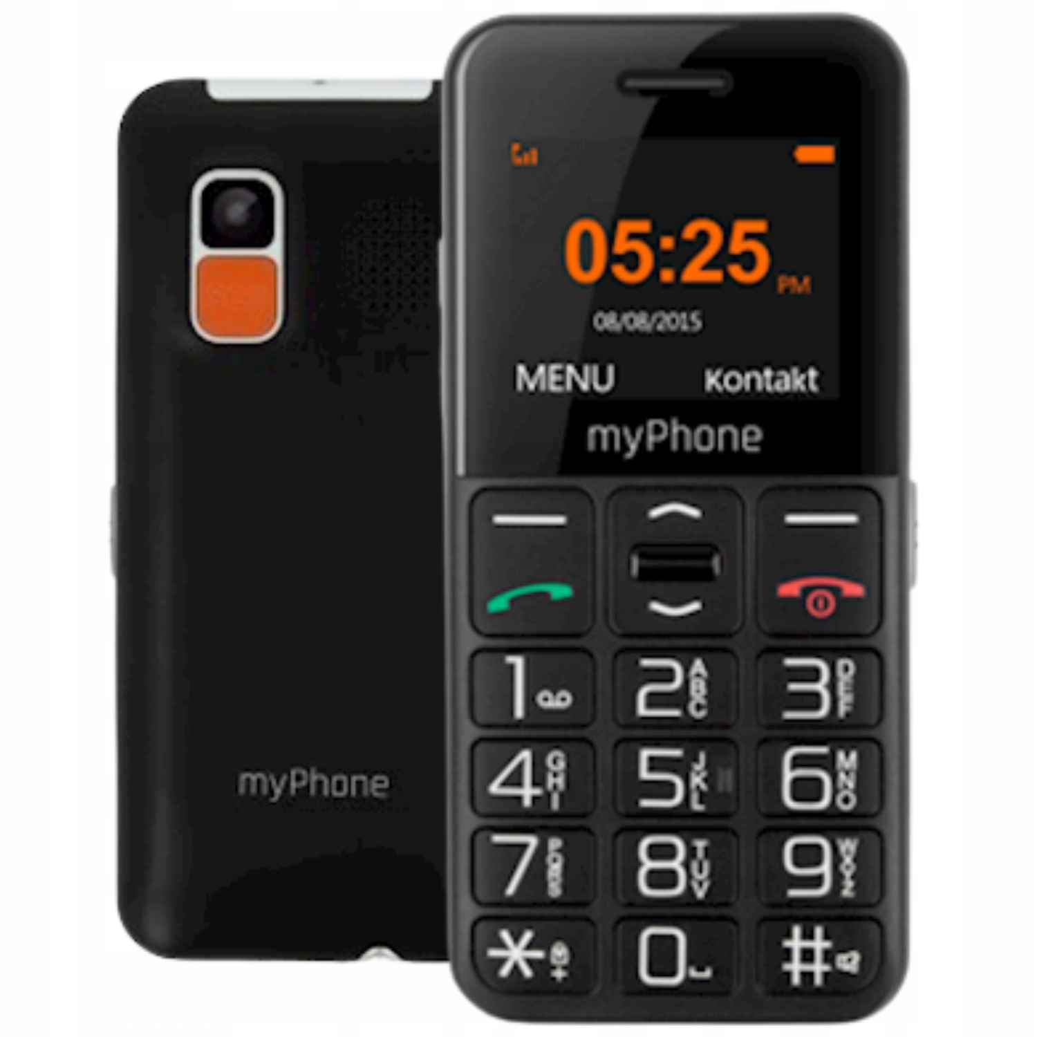 Mobilní telefon myPhone Halo Easy pro seniory s rádiem, výkonná baterie Bt