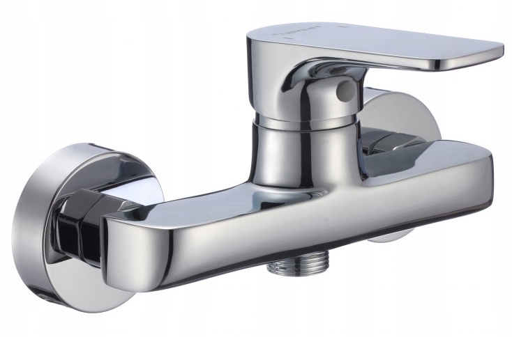 

Bateria Wannowa Ścienna Chrom Hydroland Senja