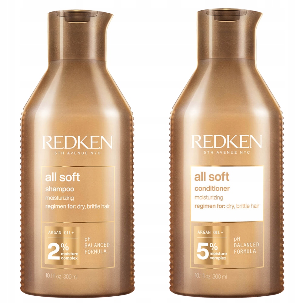 Redken All Soft zestaw nawilżający włosy suche i zniszczone szampon odżywka