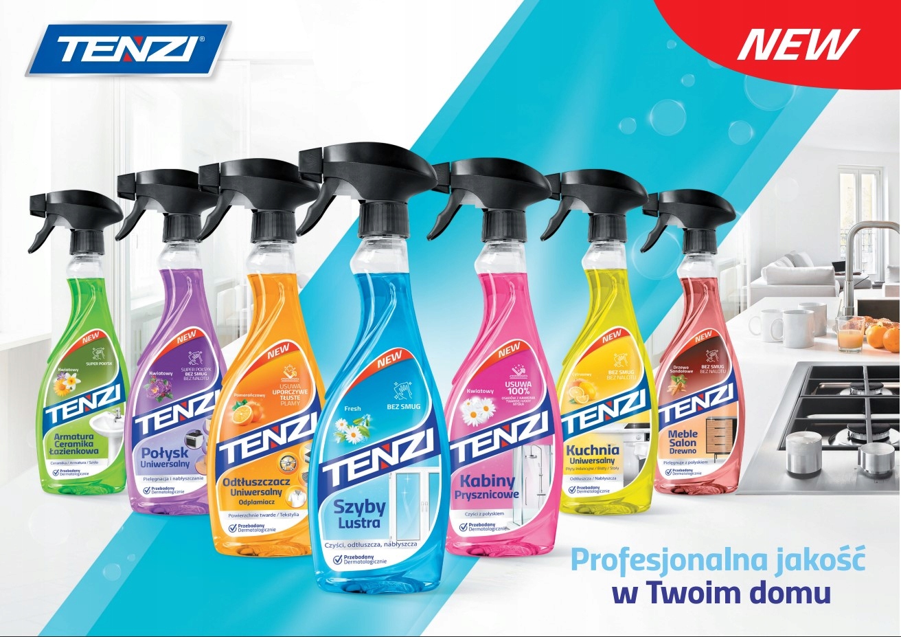 Tenzi Home Pro KABINY PRYSZNICOWE mycie czyszczeni Marka Tenzi