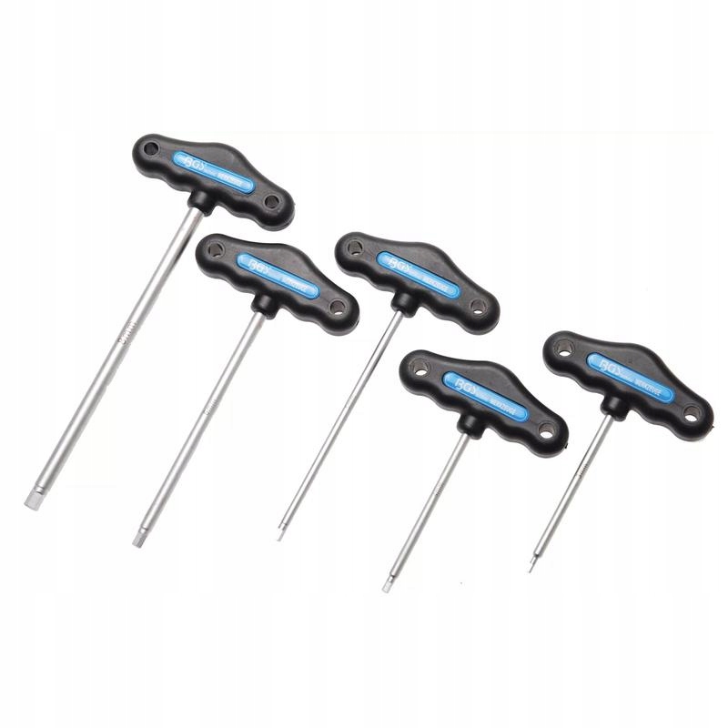 Sada 5 imbusových šroubováků 3-8 mm s rukojetí T, Bgs 773