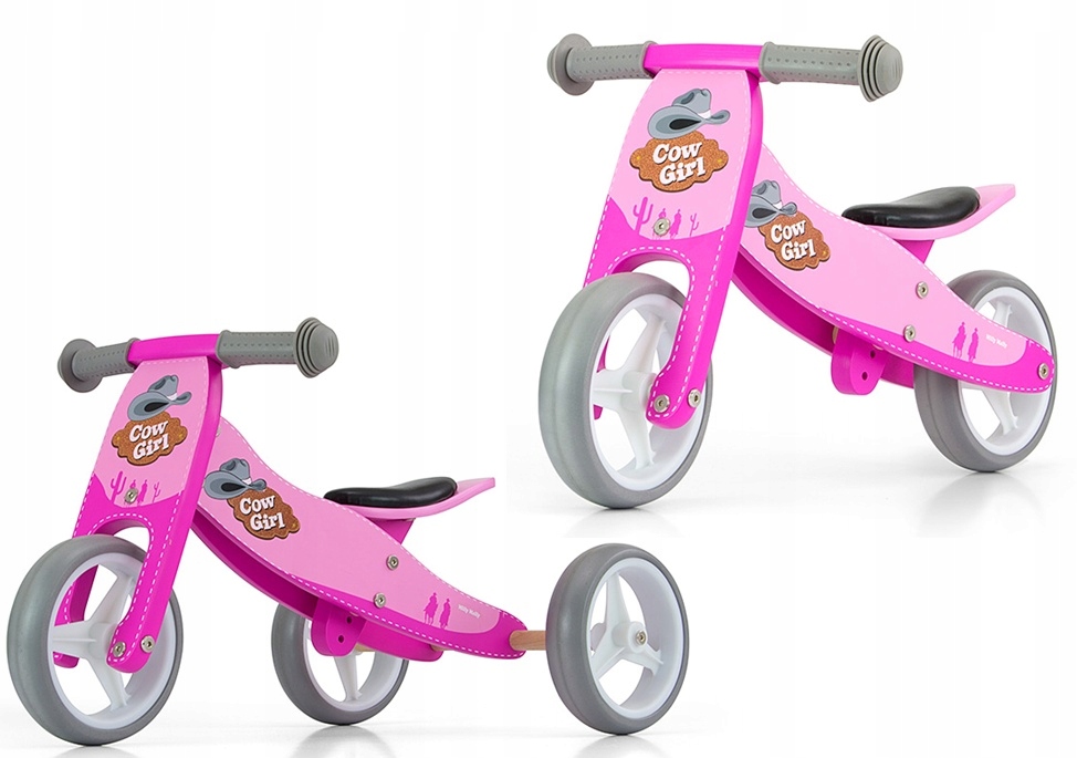 Rowerek Biegowy Milly Mally Jake 2w1 trójkołowy