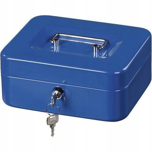 MAŁA METALOWA KASETKA NA PIENIĄDZE NA KLUCZ SEJF Kod producenta Solidna