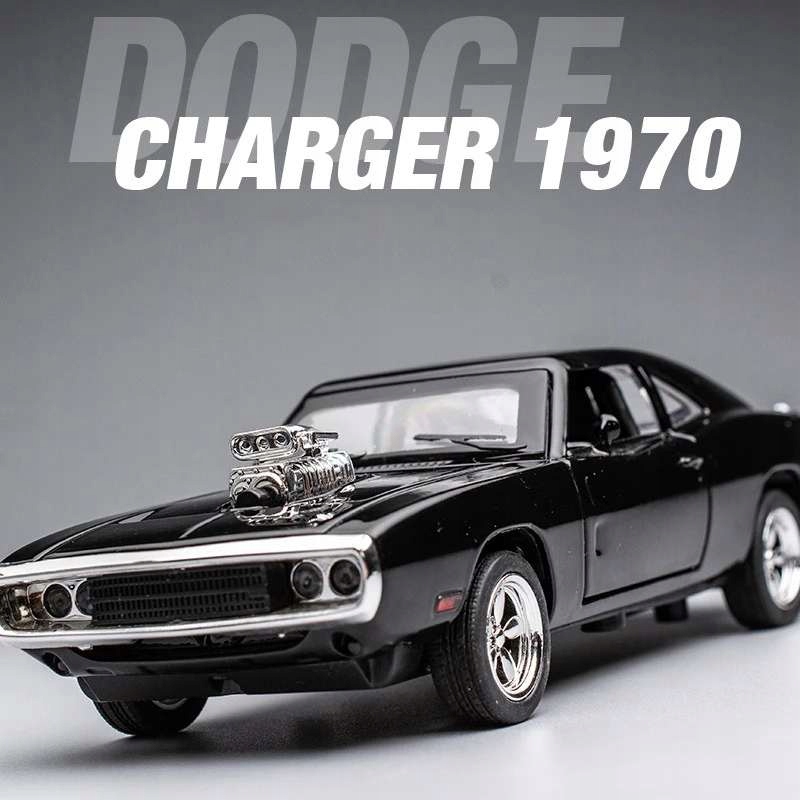 Auto 1:32 Dodge Charger 1970 Červené otevírací dveře Led zvuk