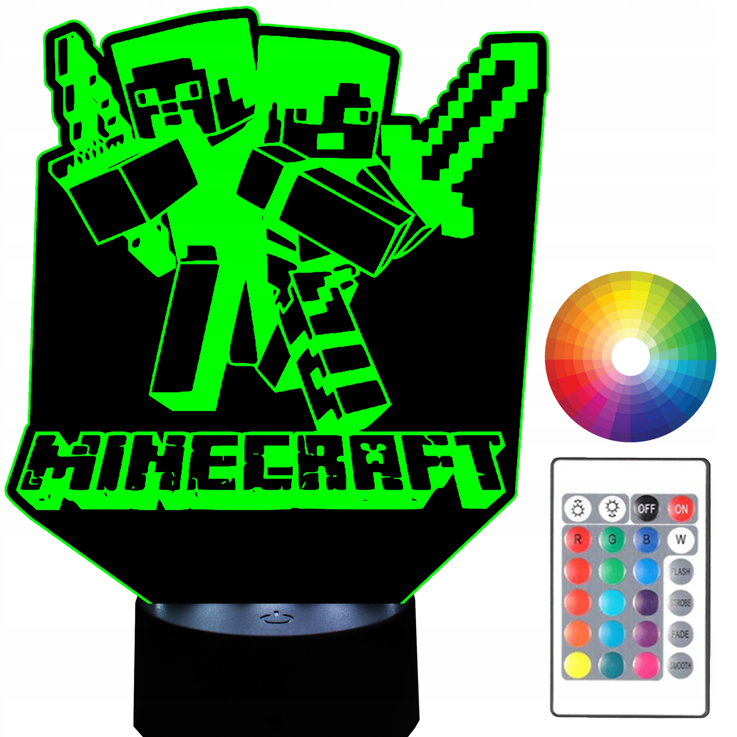 

Lampka Led Minecraft Gra Komputer Pc Podświetlana