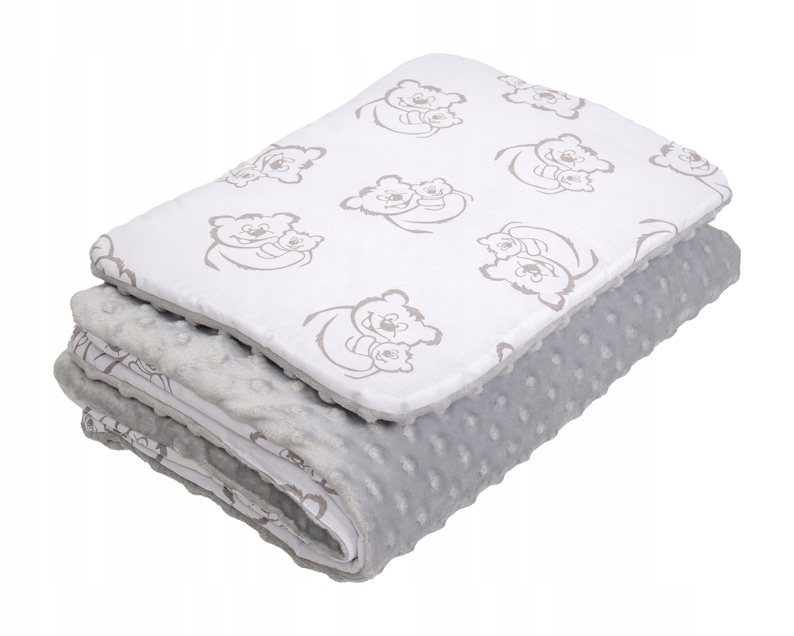 

Komplet Minky Ocieplany 75x100 Kocyk Poduszka