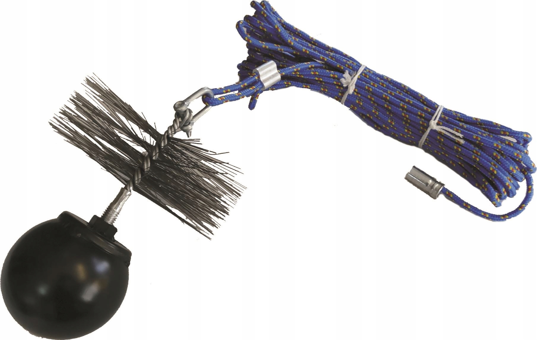 ZESTAW KOMINIARSKI LINKA 10 m KULA 1,7 kg SZCZOTKA 175