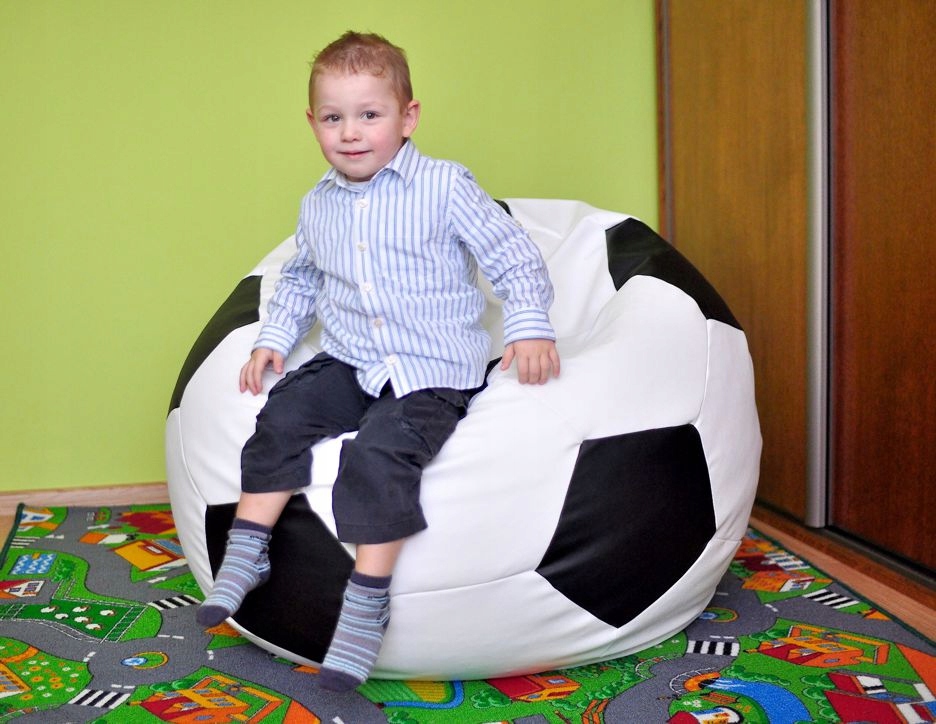PIŁKA PUFA XXL FOTEL 100cm do siedzenia WOREK Typ worek