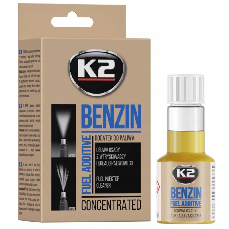 

K2 Benzin do Czyszczenia Wtrysków Benzyna 50ml